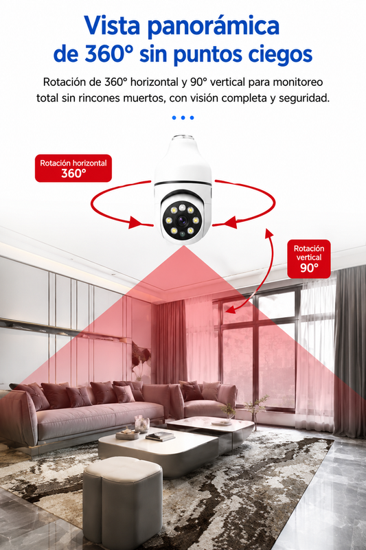 Cámara De Instalación Rápida con Wifi - V380 PRO