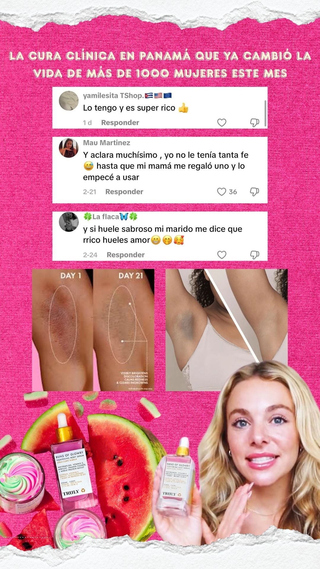 LA TIENES OSCURA Y CON MAL OLOR, TRANSFORMALA - KIT PARA MUJER TRULY 2X1