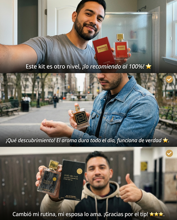 Kit 3X1 de Fragancias 