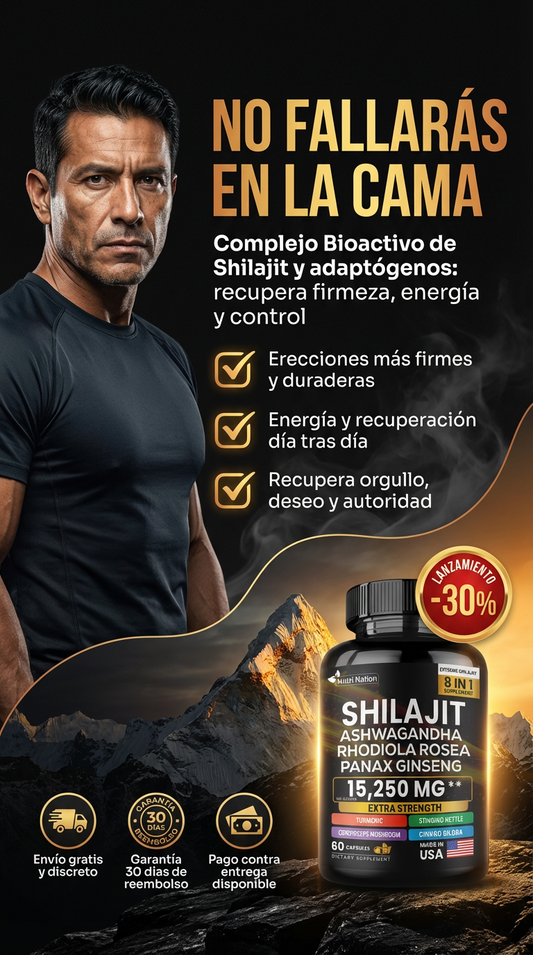 SHILAJIT 8 EN 1  - 60  CAPSULAS