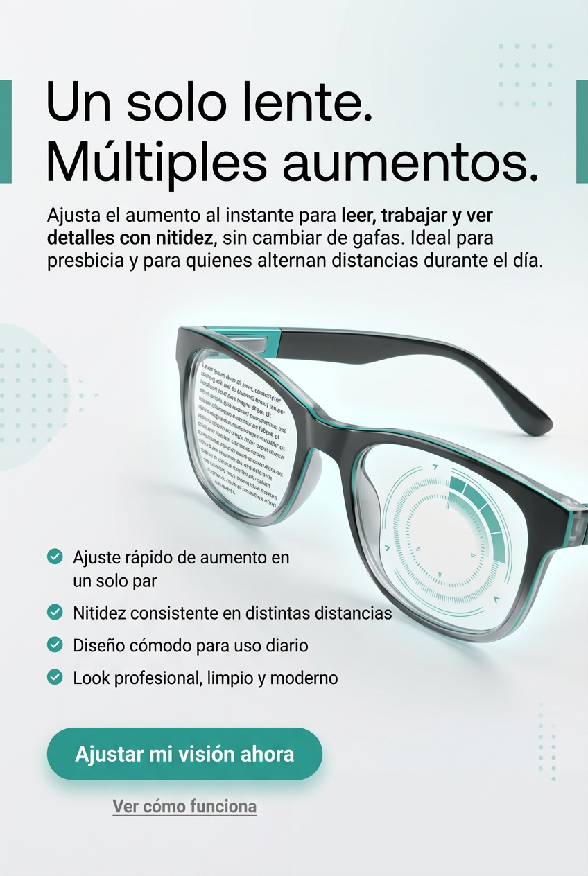 LENTES DE LECTURA ONE POWER CON GRADUACIÓN DE AUMENTO