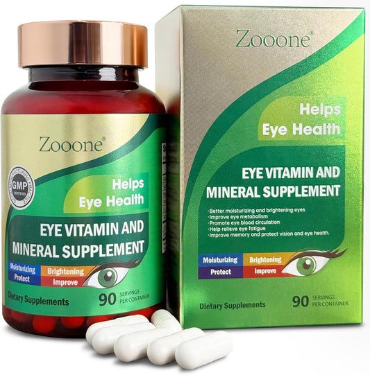 Zooone TM | Luteína y Zeaxantina con Vitaminas para los Ojos y Protección Visual Avanzada